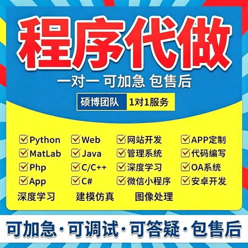 程序开发软件开发代码编写有售后