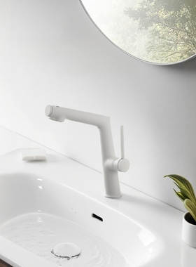 洗脸盆面盆微气泡多巴胺水龙头万向冷热抽拉浴室卫生间家用防溅