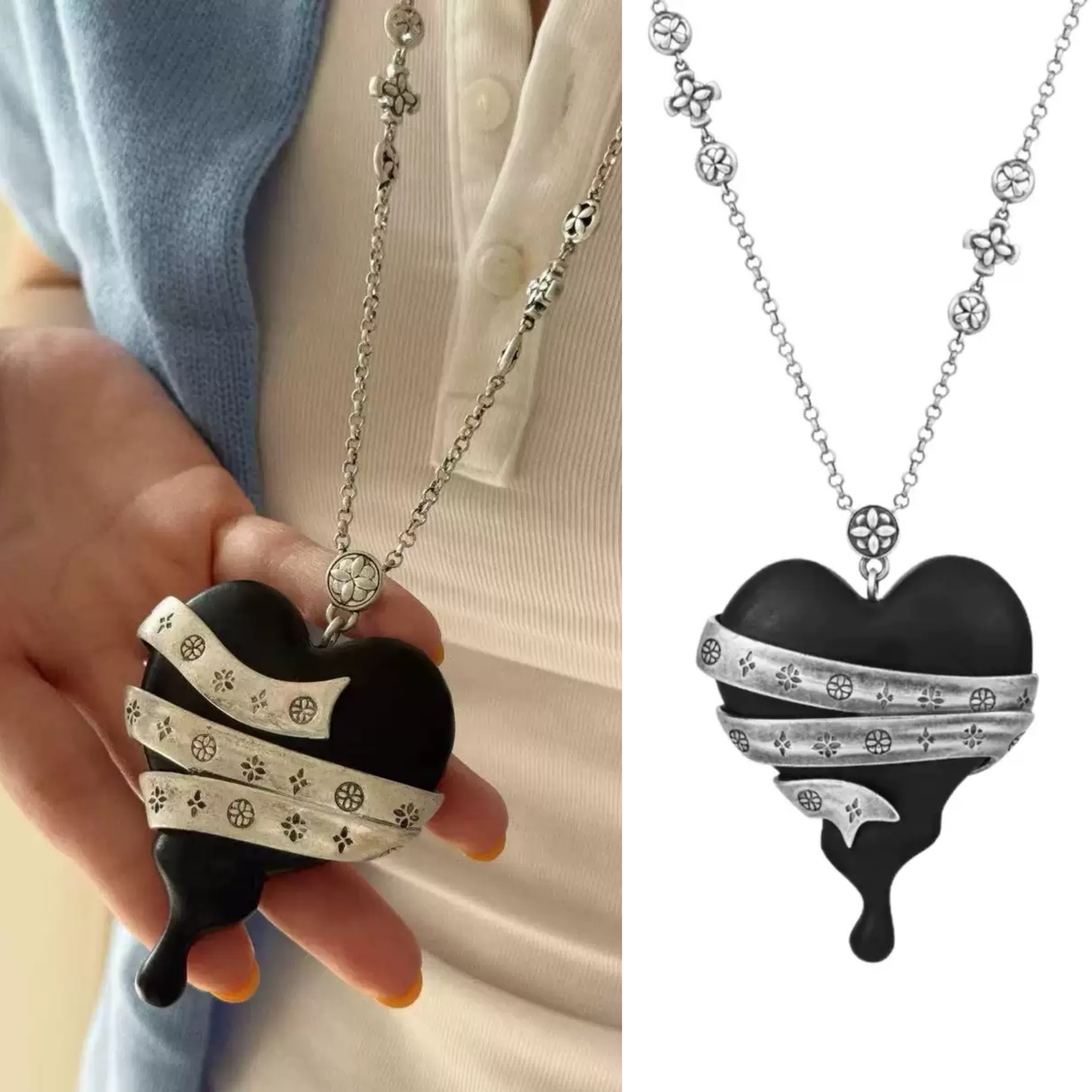 法式项链高级感轻奢小众特有感觉特复古是年轮的记忆做旧风毛衣链