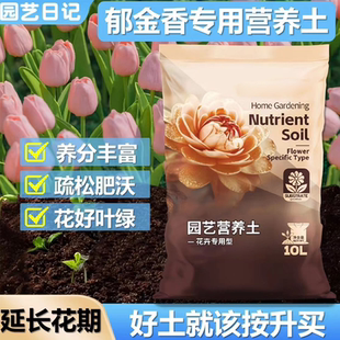 郁金香营养土通用型营养液家用泥炭土阳台园艺泥土种菜土疏松透气