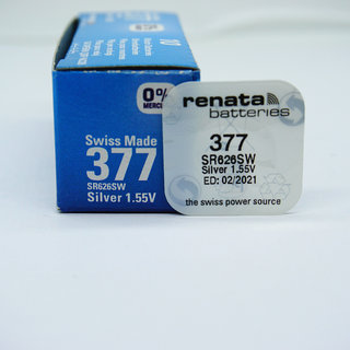 瑞士Renata原装氧化银手表电池377 SR626SW 1.55V正品包邮一粒价