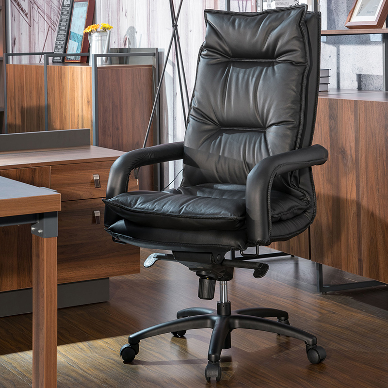 高档老板椅简约现代办公室商务总裁真皮椅子经理主管椅家用主播椅