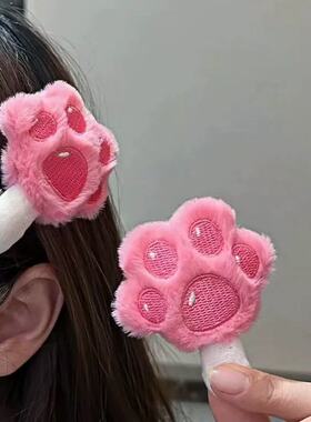 疯狂动物城爪爪毛绒刘海发夹
