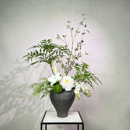 中古风装饰花仿真花客厅适合摆放的花南天竹假花新中式高端仿生花