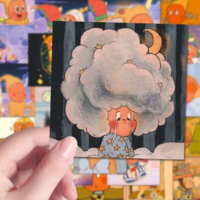 新款TwinkleTwinkle星星人贴纸ppmt二次元动漫diy笔记本手账粘贴