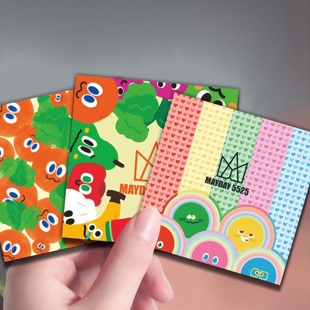 新款月天方卡】5525回到那一天五色球五迷专属自制精美明信片小卡