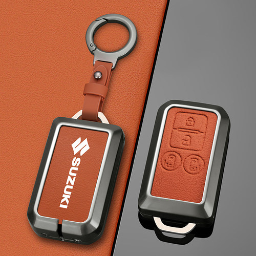 适用铃木SUZUKI XL7钥匙套solio swift吉姆尼hustler男ertiga包扣