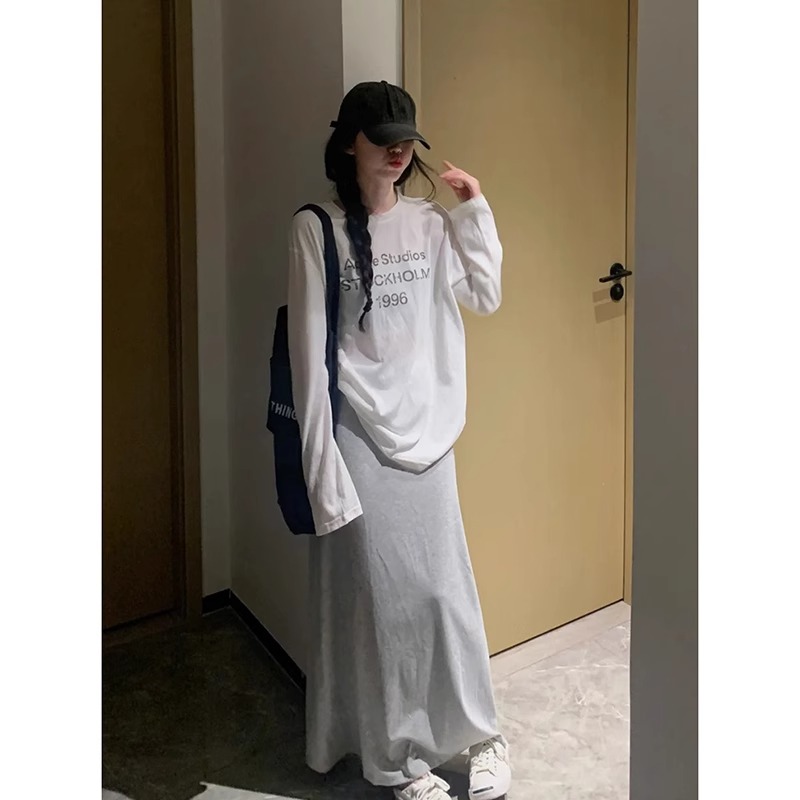 夏日白色天丝防晒罩衫女韩系宽松外搭空调衫长袖面膜t恤轻薄上衣