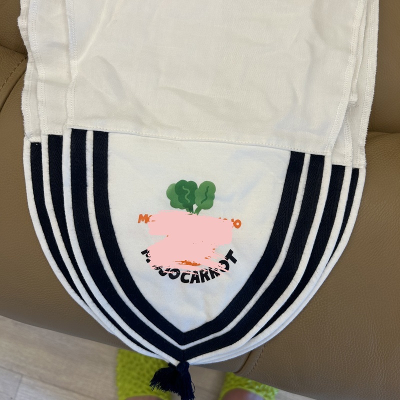 胡萝卜宝宝纯棉吸汗巾