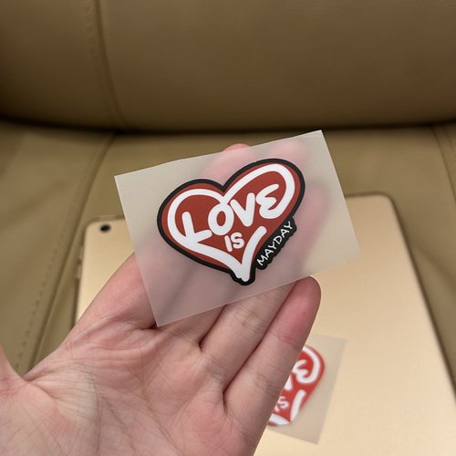 (满20包邮)五月天5525红心帆布包diy手作烫画定制热转贴周边