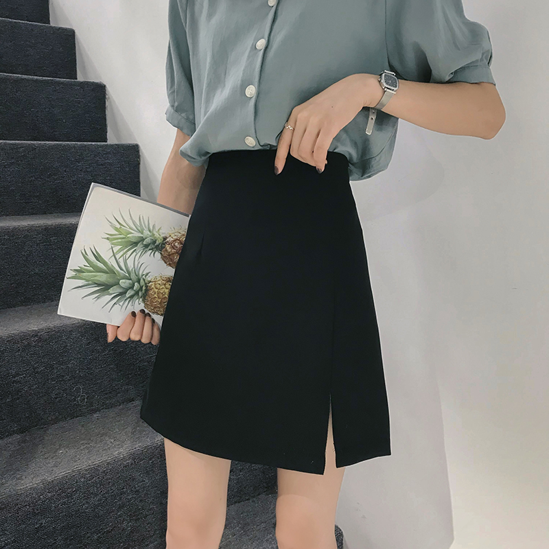 °ëÉíȹŮÏÄ2018пîʱÉÐchic¶Ìȹ×Ó¸ßÑü¿ª²æa×Öȹ°Ù´îÒ»²½°üÍÎȹ