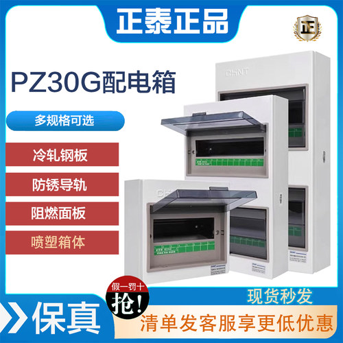 正泰配电箱 PZ30G明装低压照明箱 家装布线箱 暗装家用断路器箱体