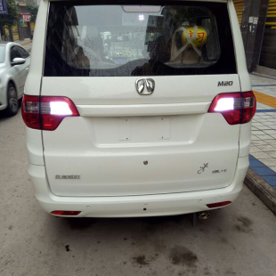 M50F尾喉威望S50改装 M35 排气管尾气罩消音声器 M30 北汽威旺M20