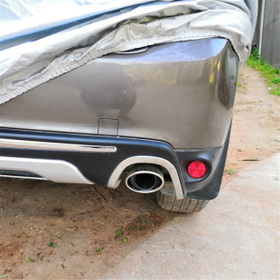 2018三菱ASX新老劲炫专用尾喉排气管不锈钢尾气罩尾管装 饰改装