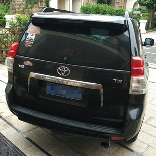 专用普拉多排气管不锈钢尾喉装 霸道改装 饰尾气罩 19款 适用丰田03