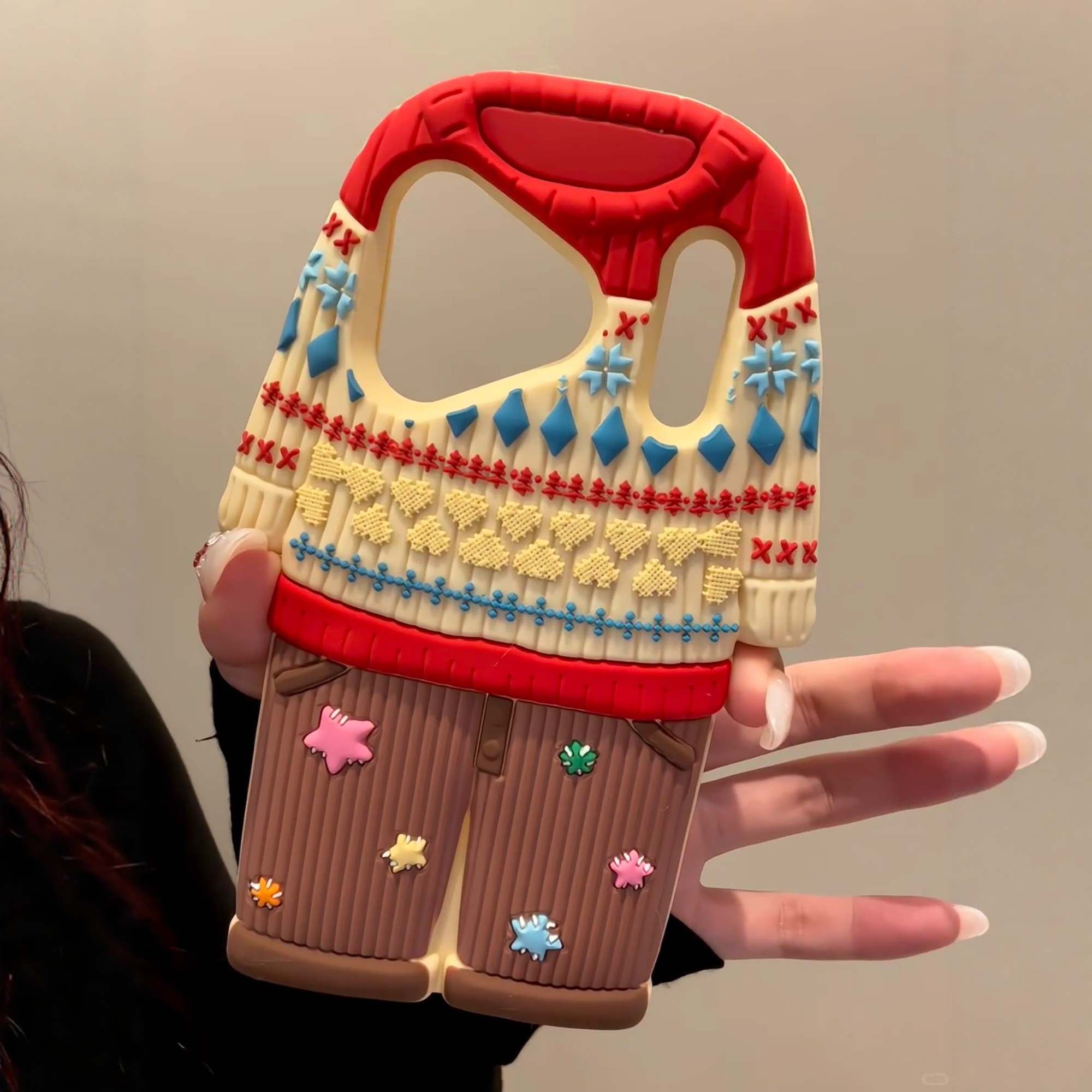 秋冬ins针织毛衣纹路硅胶软壳适用iPhone17promax手机壳苹果15pro新款14网红超火13女款16个性创意防摔保护套