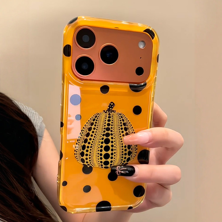 韩风ins个性创意南瓜波点适用iPhone17promax手机壳苹果15pro新款14超好看13小众女款16高级感简约防摔保护套,3C数码配件,手机保护套/壳,淘宝优惠券,粉丝福利购,淘宝优惠卷