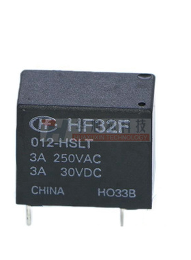 宏发继电器 HF32F-012-HSLT 12V 4脚 1组常开