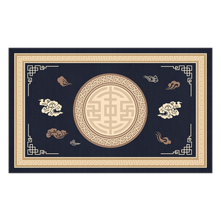 入户门地垫可裁剪红色喜庆卧室防滑垫子耐脏地毯门口进门家用脚垫