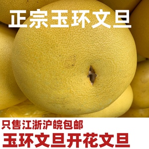 正宗玉环文旦柚子新鲜水果裂果花皮果直销当季瑕疵果不打激宿安全