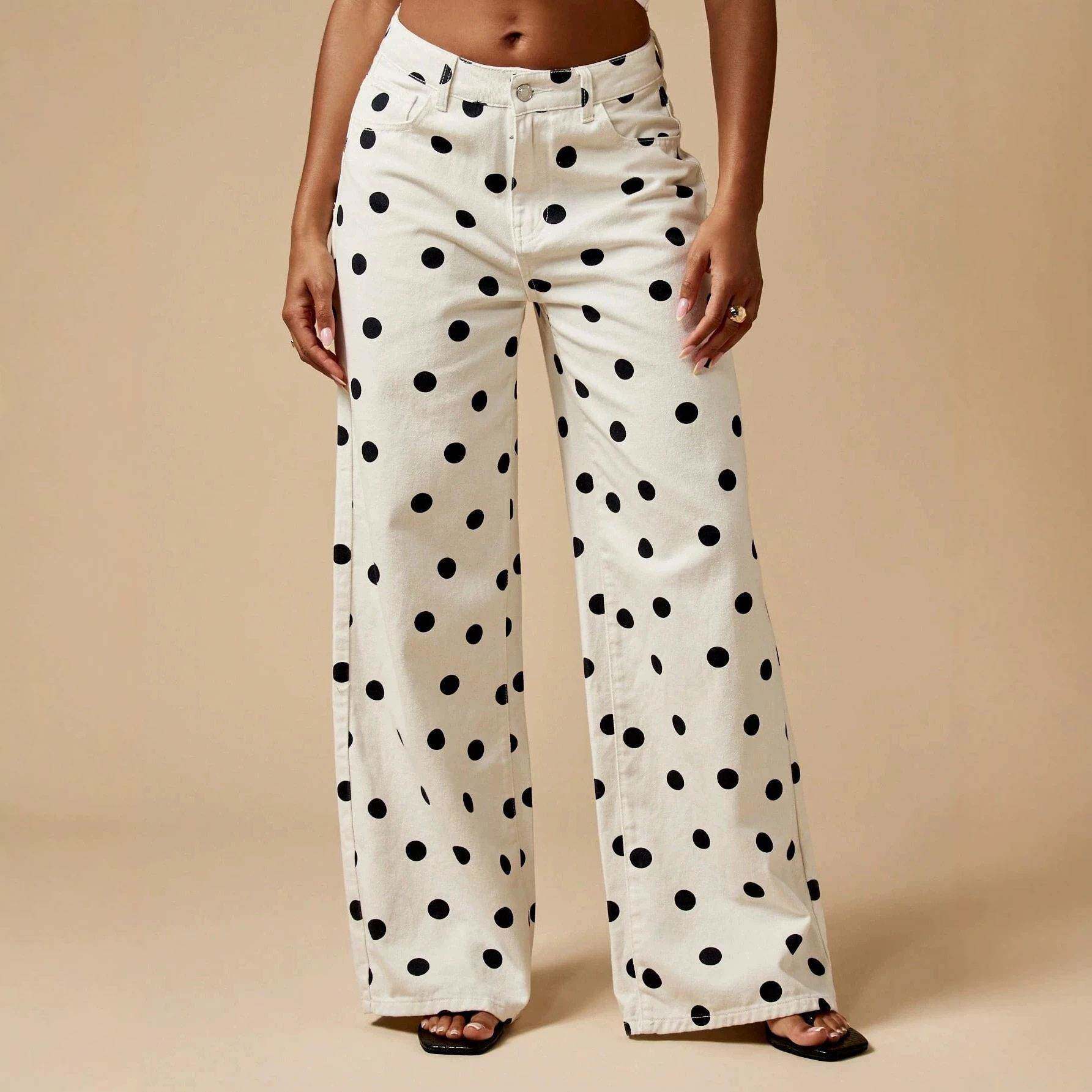 Katch Me Chic Women's High Waist Multi-Pocket Wide Leg