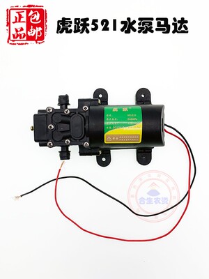 农用电动喷雾器配件虎跃微型小水泵12v自动回流水泵hy521喷雾水泵