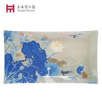 上海博物館玻璃大克鼎特色禮品送長輩居家文創擺件