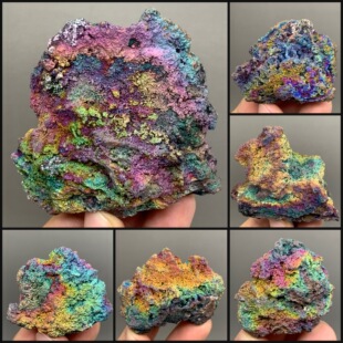 精品 天然 彩色 褐铁矿 锖色 矿物晶体矿石标本收藏观赏力泥石