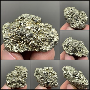 秘鲁 黄铁矿 天然矿物晶体矿石标本收藏观赏科普摆件地质特价