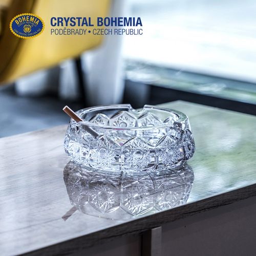 优选捷克进口水晶玻璃欧式水晶玻璃烟缸礼品.装饰烟灰缸