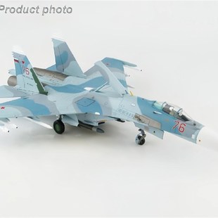 优选HOBBYMASTER收q藏家HA6011 俄罗斯空军红76合金飞机模 苏27SM