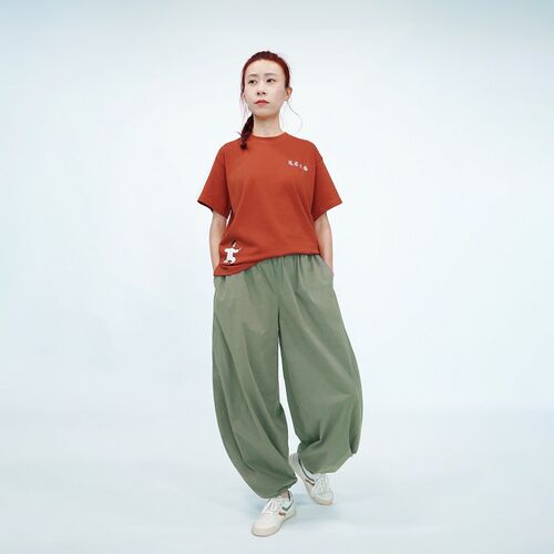 新品夏季新款中国风短袖宽E松圆领打底衫太极拳练功服t恤