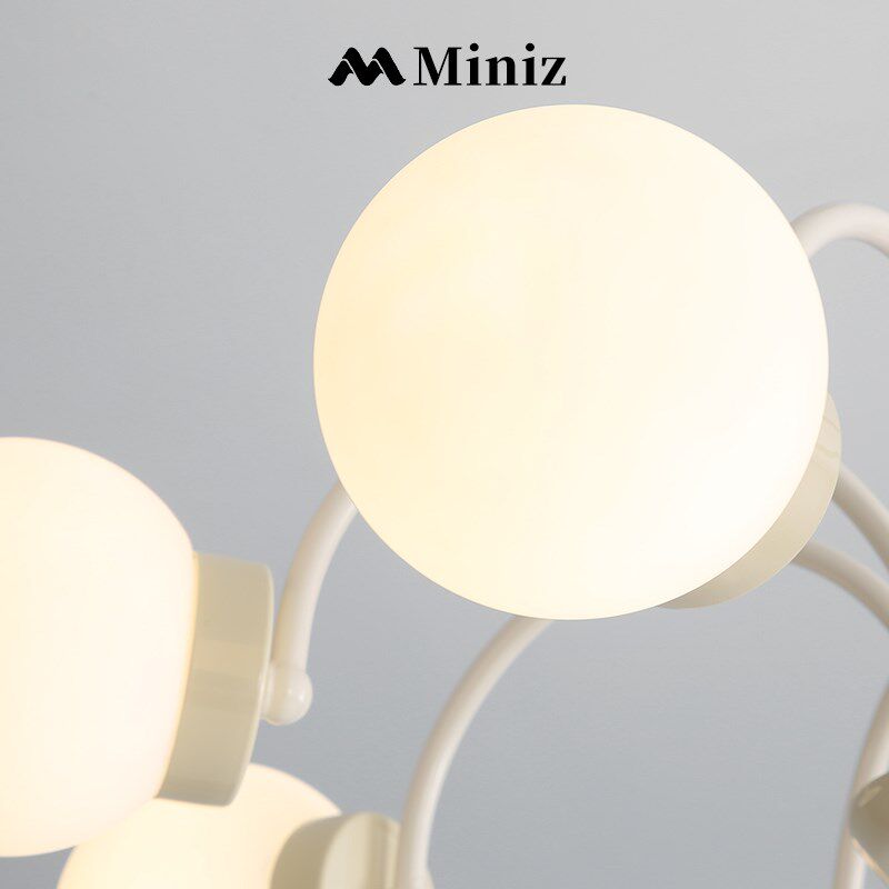 优选法式田园客厅魔豆吊灯主灯网红奶油风卧室餐T厅灯北欧中古复