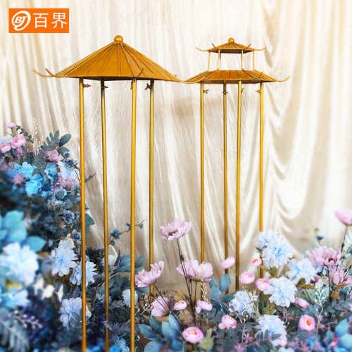 优选百界婚庆道具新中式路引婚礼At台布置现场摆件舞台装饰中国风