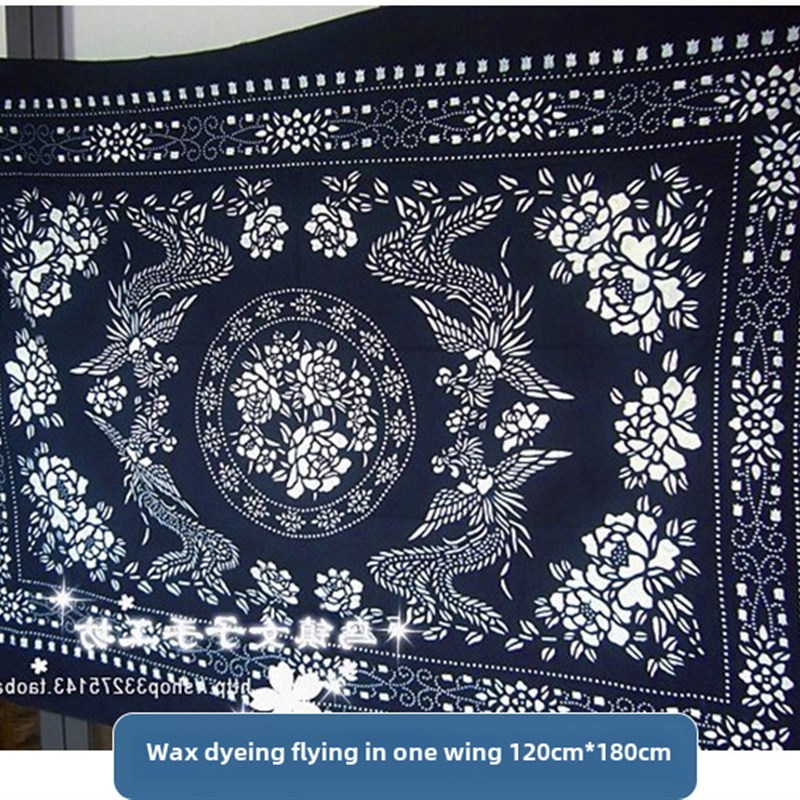 优选棉麻中国风中式桌布覆古v明清藏青桌布台布民族风中式禅意桌