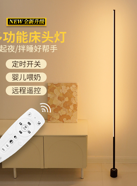 优选落地灯ins简约北欧ledy客厅卧室立式床头灯网红落地台灯护眼