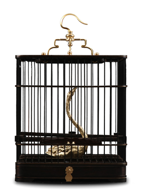 优选锦朝c 新中式古典鸟笼摆件 样板房间家居客厅书房会所玄关软