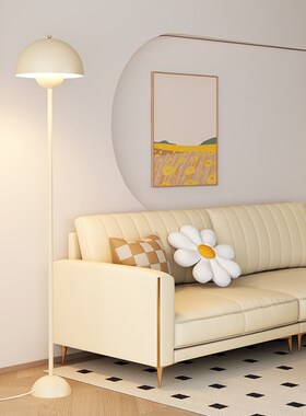 优选ins奶油风落地灯vintageB法式复古客厅卧室床头灯丹麦花苞灯