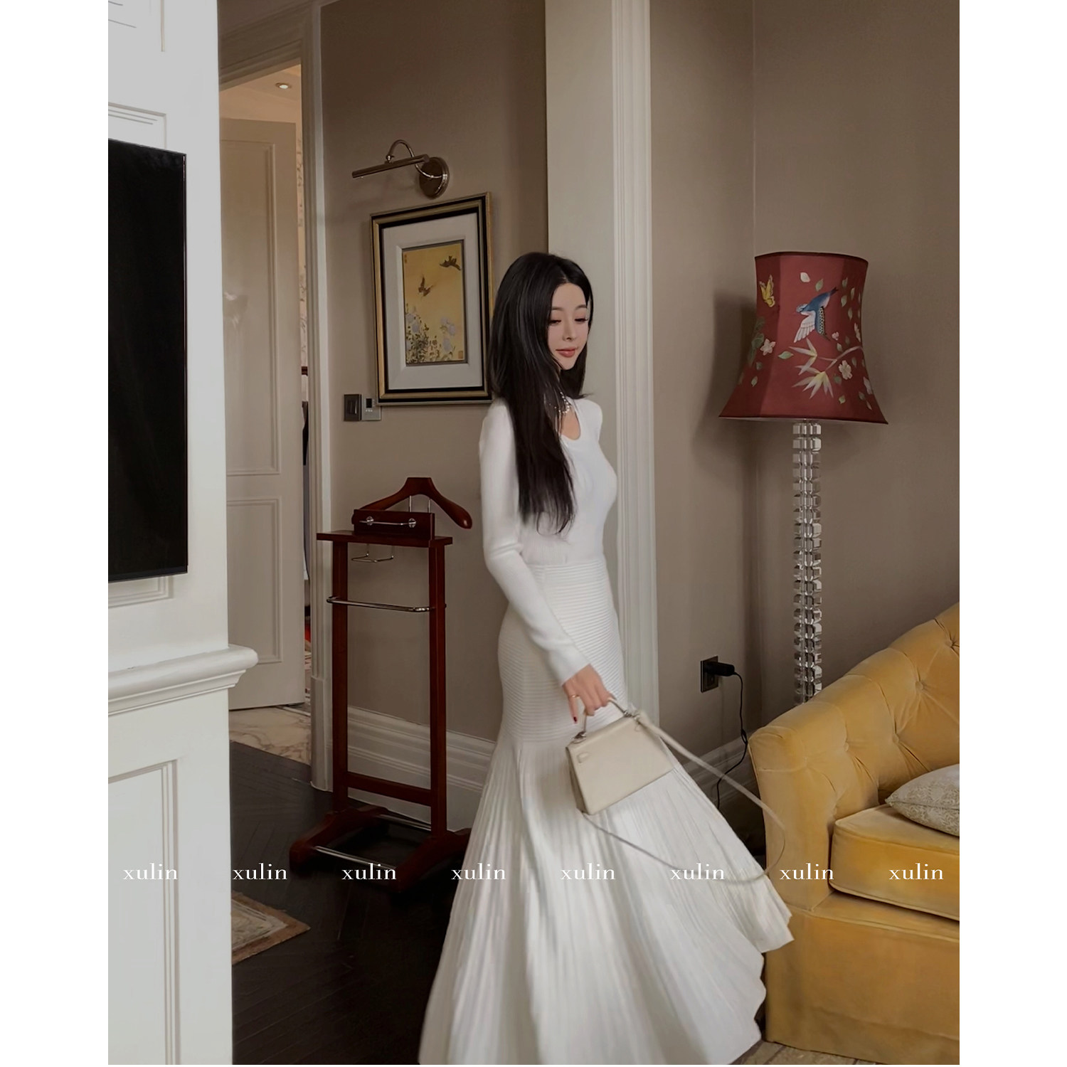 MINI STUDIO 徐琳冬季收官 浪漫基因 柔丽绒针织半裙,女装/女士精品,半身裙,淘宝优惠券,粉丝福利购,淘宝优惠卷