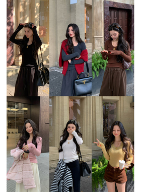 11/11 10AM  MINI STUDIO徐琳秋冬舒适感圆领修身100羊毛打底上衣