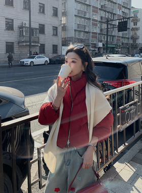 12/2  10AM  徐琳「轻绒暖包」立领90白鸭绒轻量感面包羽绒服外套