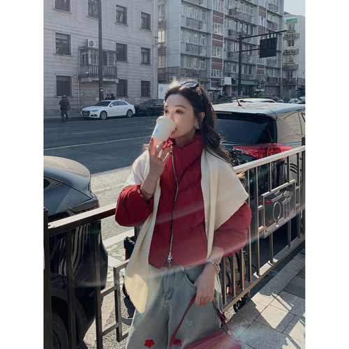 12/2  10AM  徐琳「轻绒暖包」立领90白鸭绒轻量感面包羽绒服外套