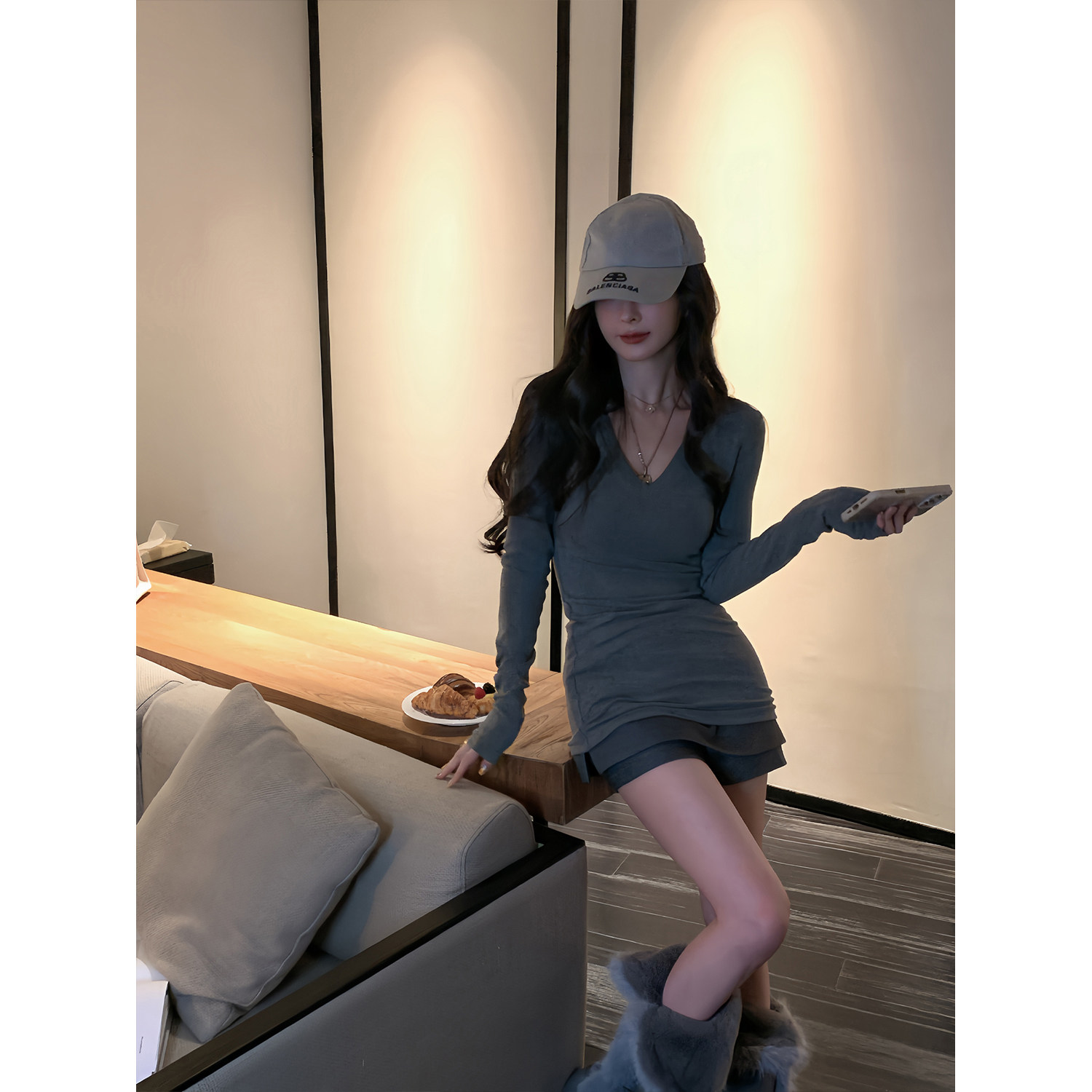 12/23 10AM 徐琳「办公室海妖」毛呢真丝羊毛高腰显瘦带裤里短裙,女装/女士精品,裙裤,淘宝优惠券,粉丝福利购,淘宝优惠卷