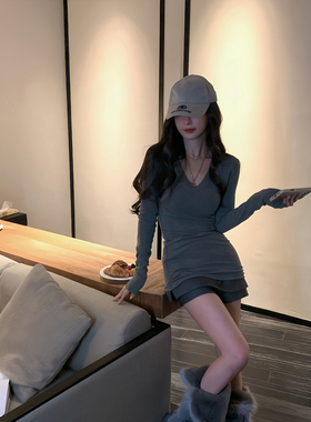 12/23 10AM 徐琳「办公室海妖」毛呢真丝羊毛高腰显瘦带裤里短裙