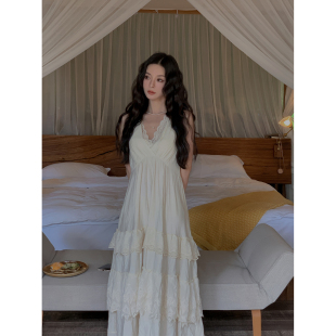 V领多层蛋糕无袖 重工款 连衣裙 STUDIO徐琳「尼斯画廊」轻法式 MINI