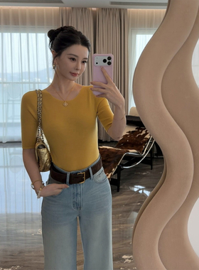 3/13  10AM MINI STUDIO徐琳「老钱打底」18针60支绵羊毛打底上衣