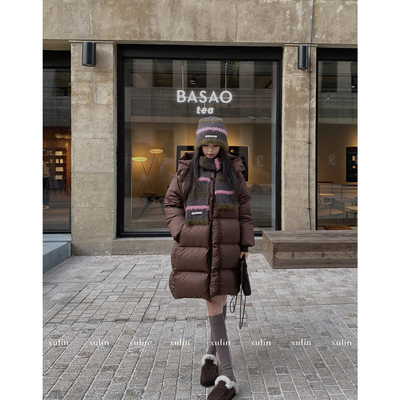 徐琳mini90白鹅绒羽绒外套