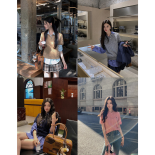 MINI 高品质7针16支100羊毛刺绣小马麻花纹针织上衣 STUDIO徐琳