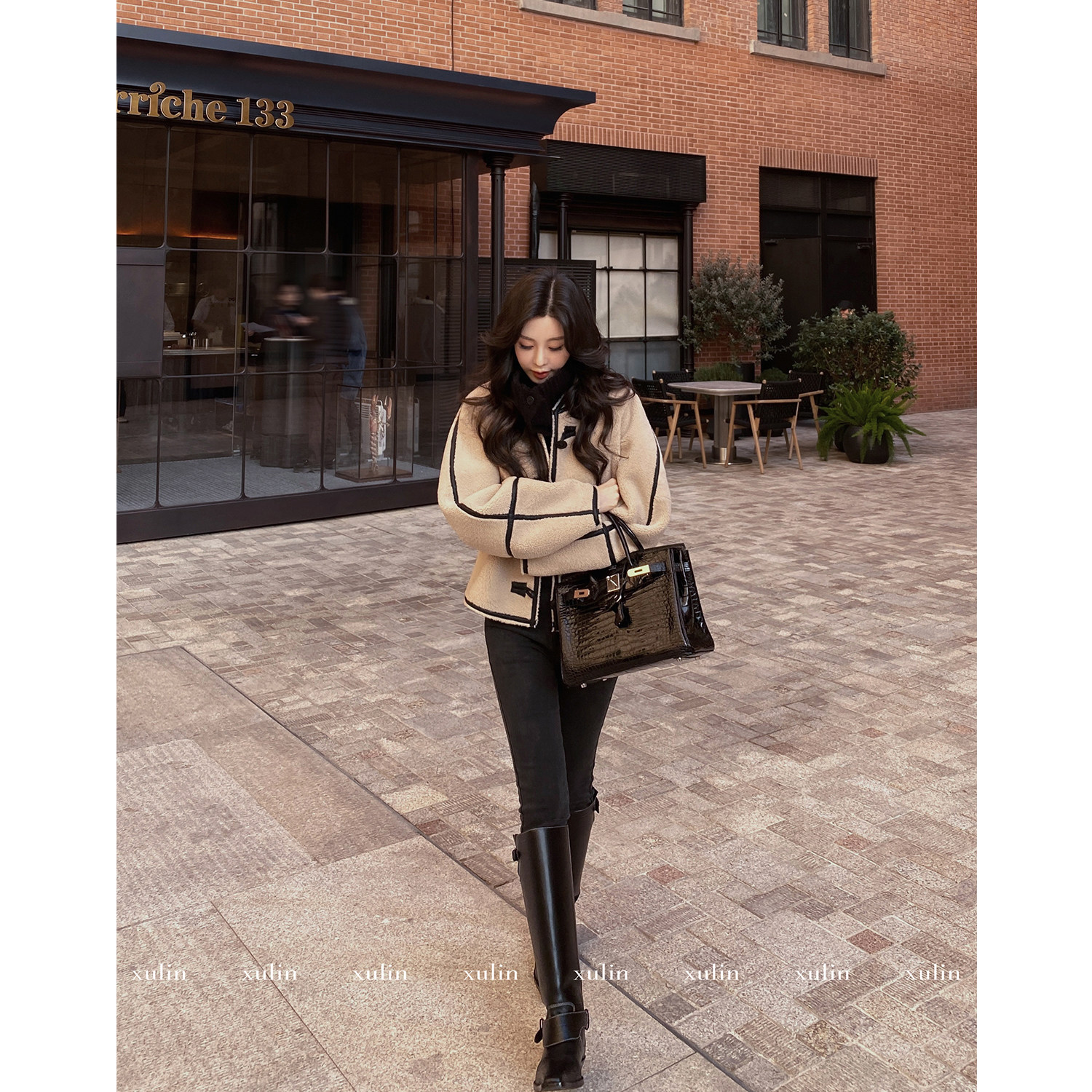 MINI STUDIO徐琳 腿精标配 秋冬加绒显瘦高腰牛仔小脚裤,女装/女士精品,牛仔裤,淘宝优惠券,粉丝福利购,淘宝优惠卷