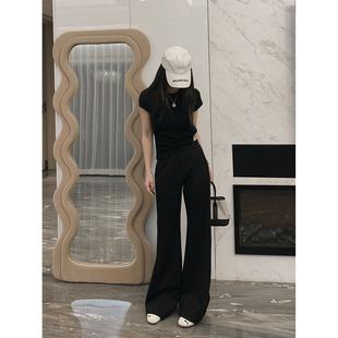 MINI 10AM STUDIO徐琳 「云感空气裤 」lulu阔腿微喇休闲裤